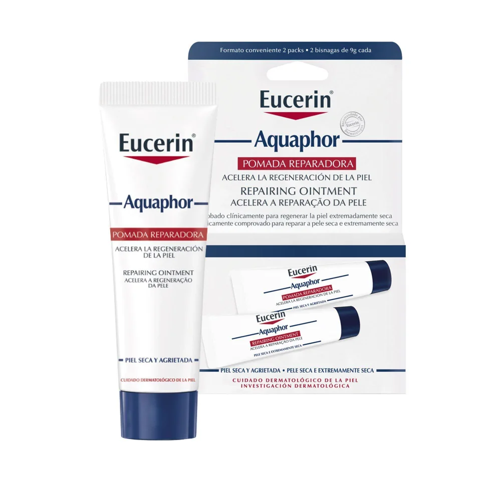 Kit Pomada Reparadora Eucerin Aquaphor Duo Pack 9g 2 Unidades