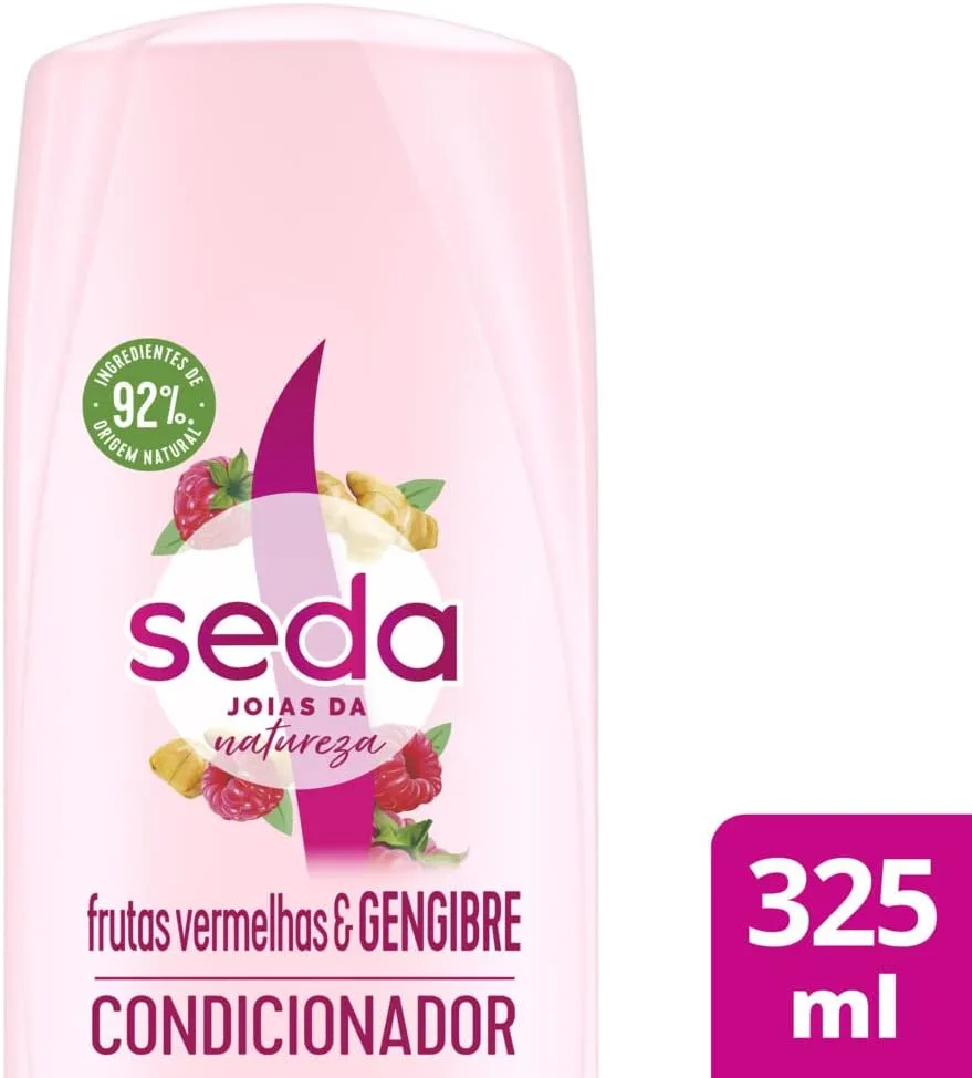 Condicionador Seda Joias da Natureza Frutas Vermelhas + Gengibre 325ml