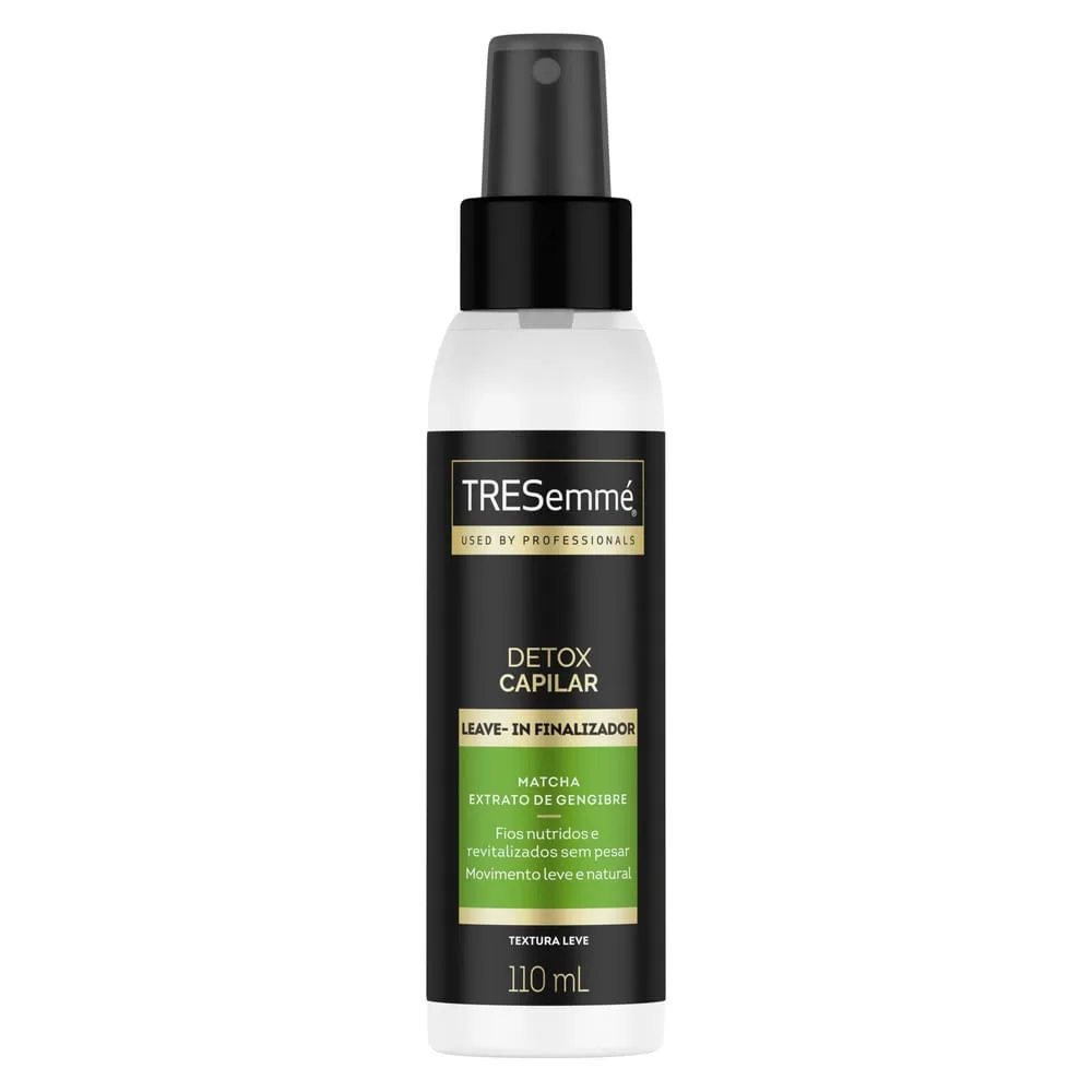 Leave-in Finalizador TRESemmé Detox Capilar Matcha e Gengibre 110ml