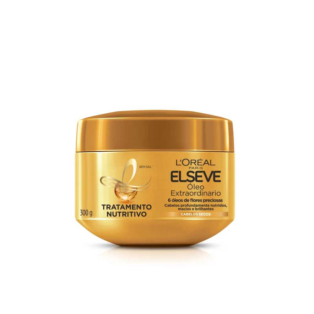 Creme de Tratamento Capilar Elseve Óleo Extraordinário Nutritivo 300g