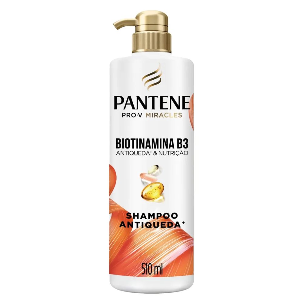 Shampoo Pantene Pro-V Miracles Biotinamina B3 Antiquebra & Nutrição 510ml