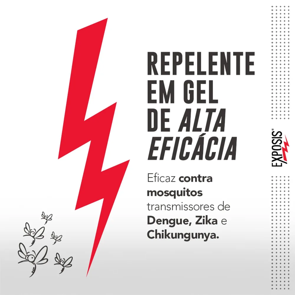 Repelente Exposis Bebê Sem Perfume Gel 117ml