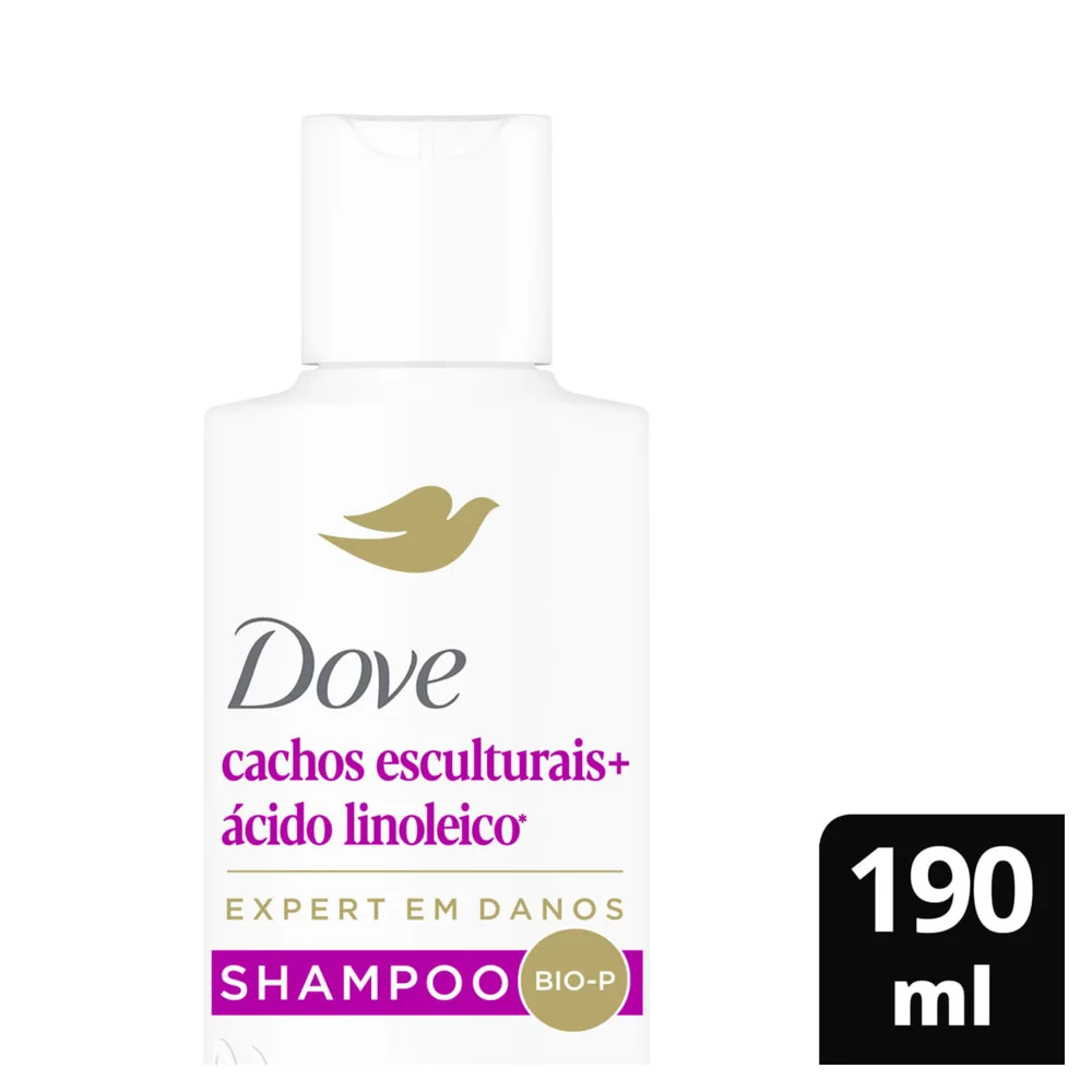Shampoo Dove Cachos Esculturais + Ácido Linoleico 190ml