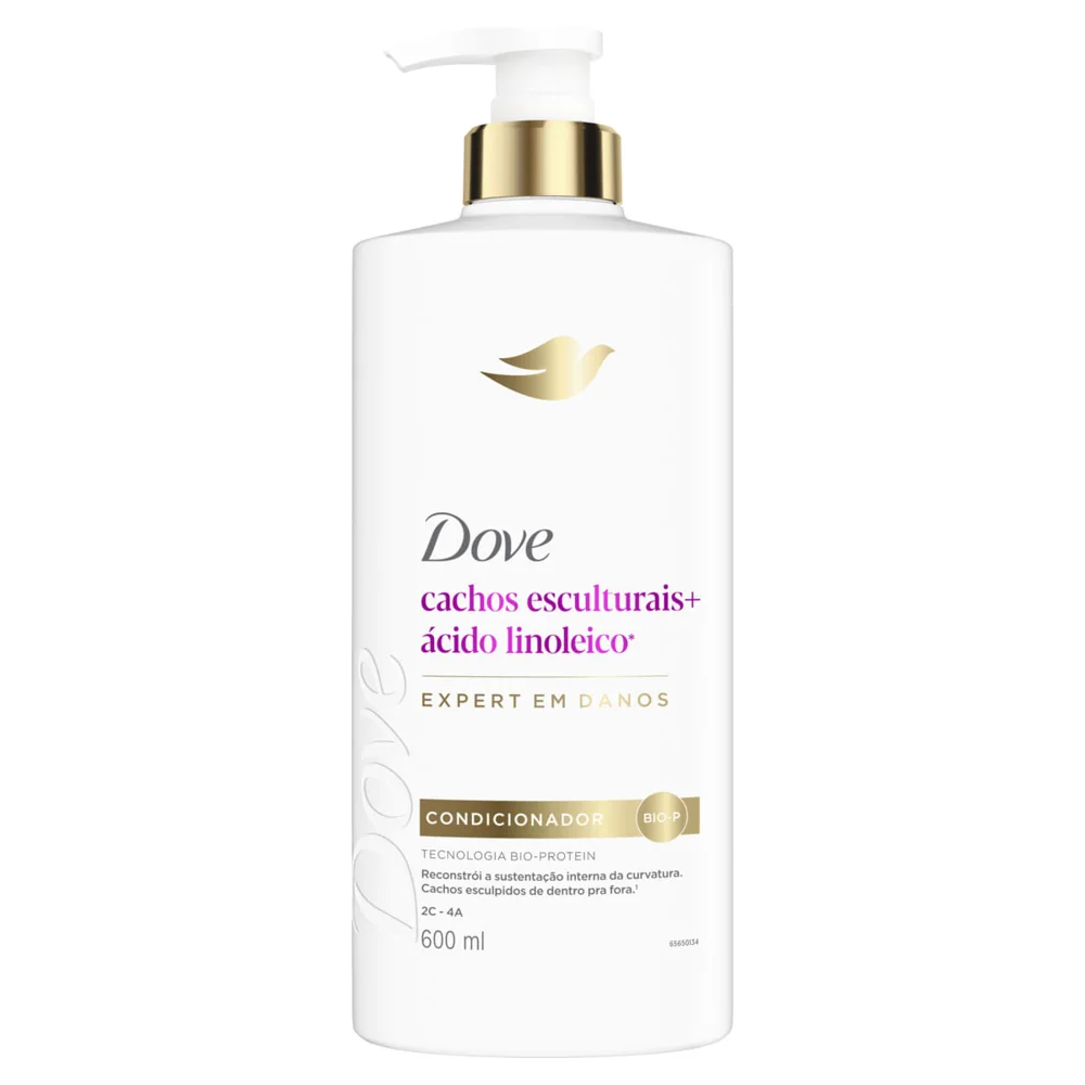 Condicionador Dove Cachos Esculturais + Ácido Linoleico 600ml