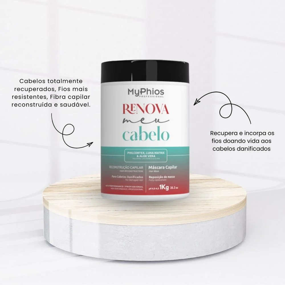 MyPhios - Máscara Renova Meu Cabelo - 1kg