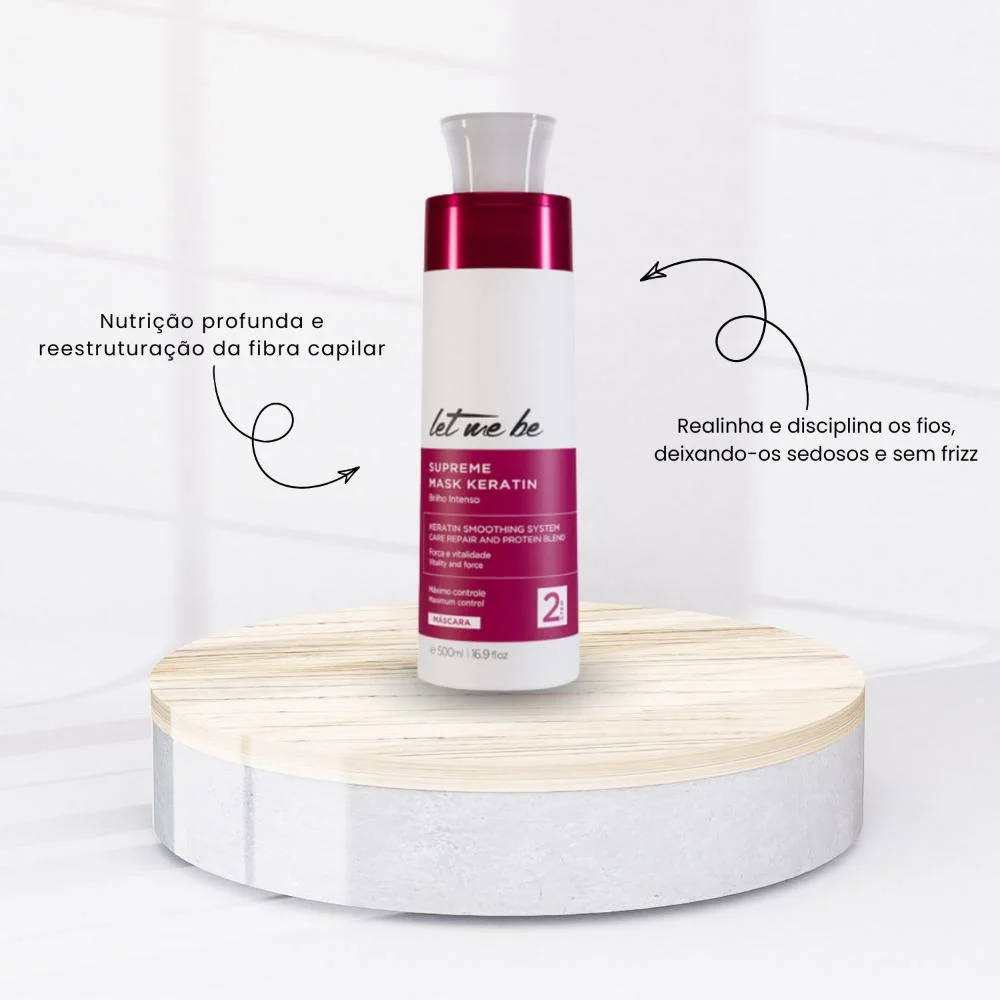 Let Me Be Supreme Mask - Keratin Alinhamento Máscara - 500ml