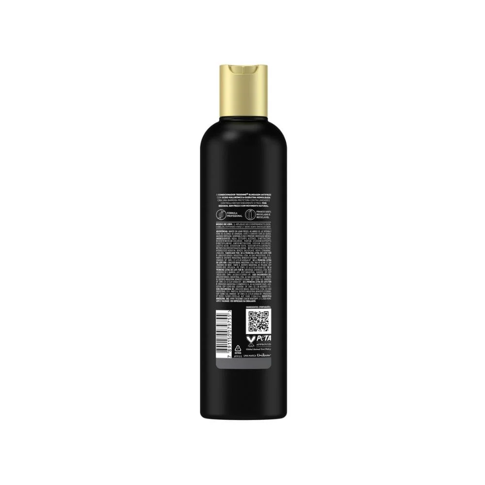 Condicionador TRESemmé Blindagem Antifrizz Queratina e Ácido Hialurônico 400ml
