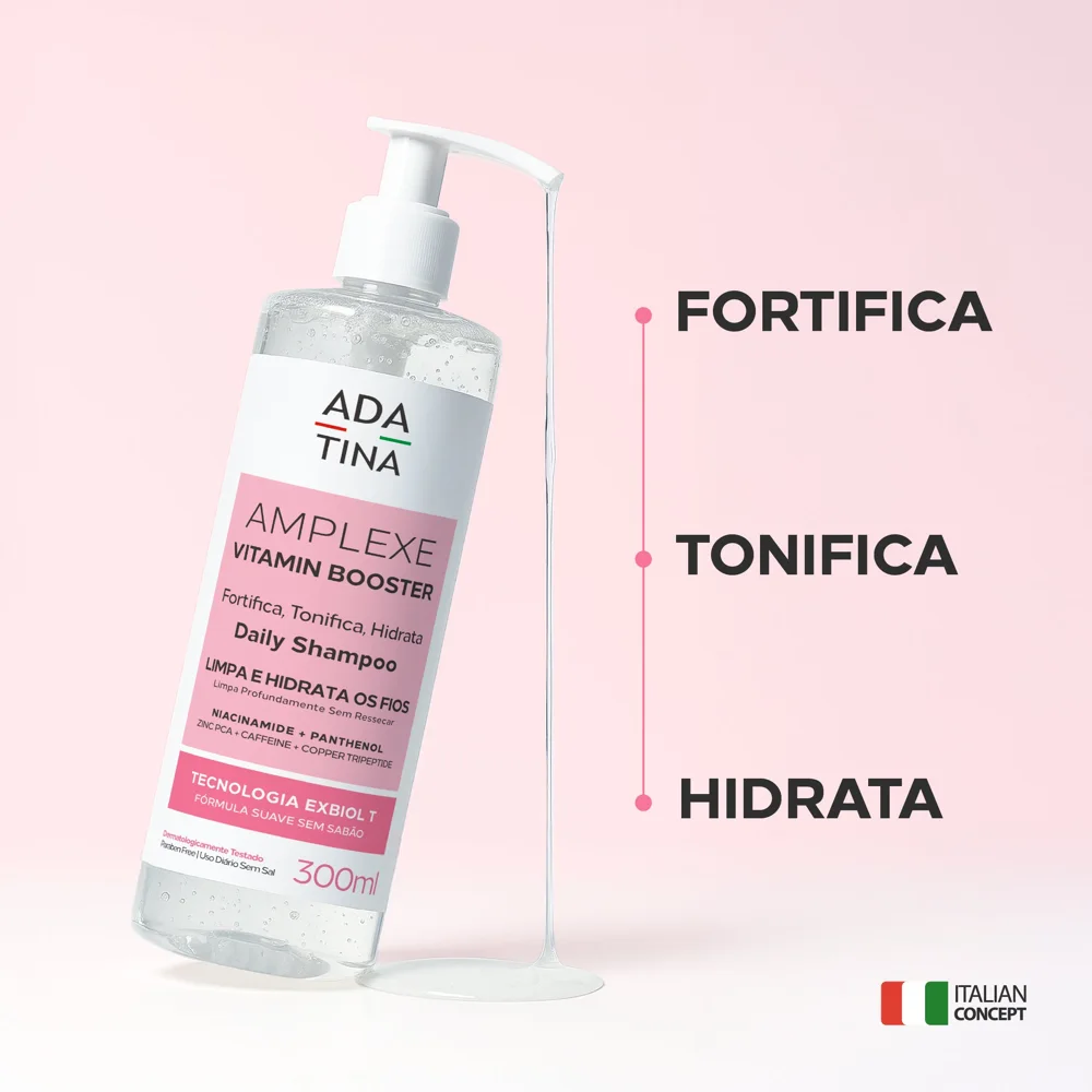 Shampoo Amplexe Vitamin Booster Ada Tina Antiqueda 300ml