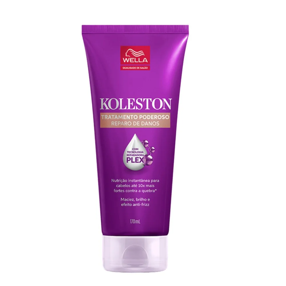 Máscara Capilar Koleston Tratamento Poderoso Reparo De Danos Plex 170ml
