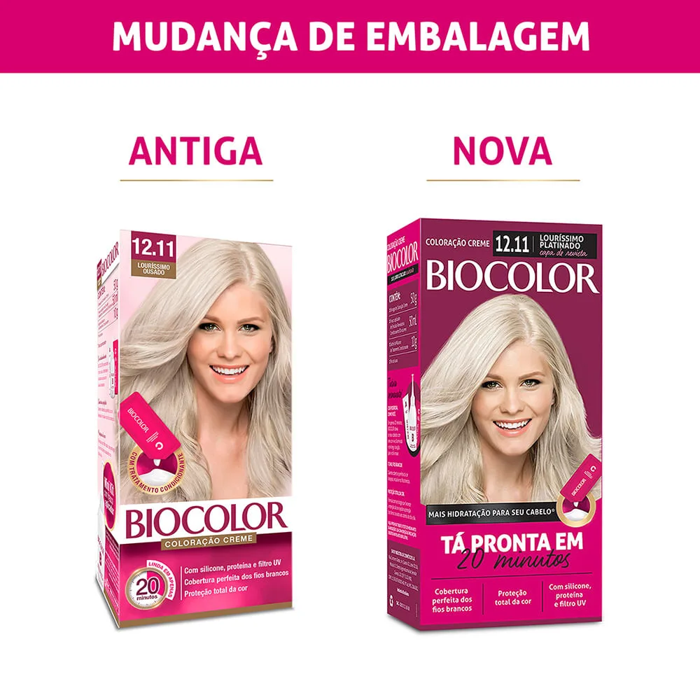 Tintura Biocolor Mini Lourissimo Ousado  12.11