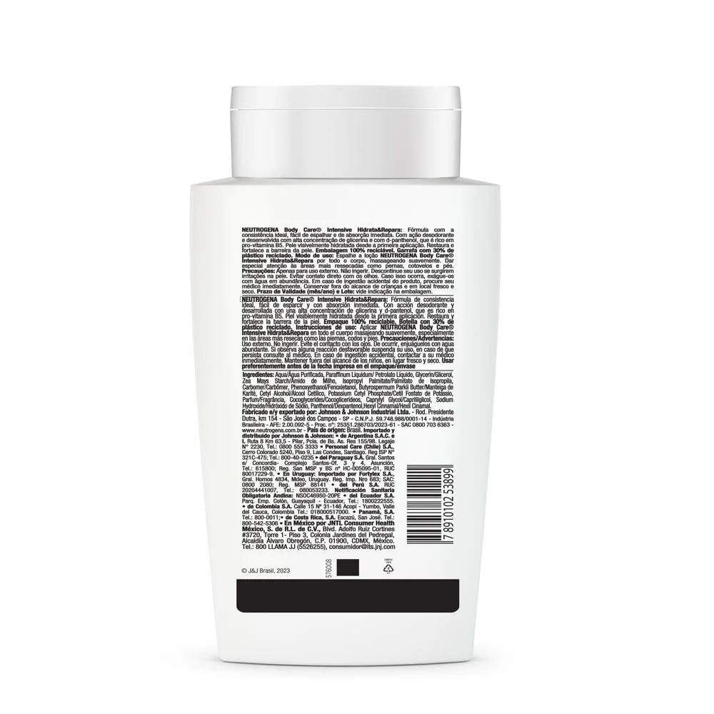 Loção Corporal Neutrogena Body Care Intensive Hidrata e Repara 200ml