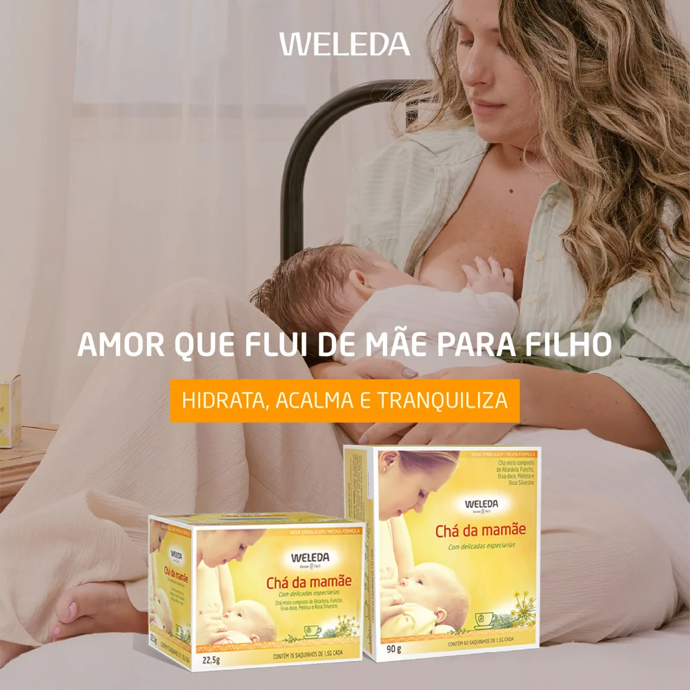 Chá Weleda Misto para Mamãe 15 Sachês