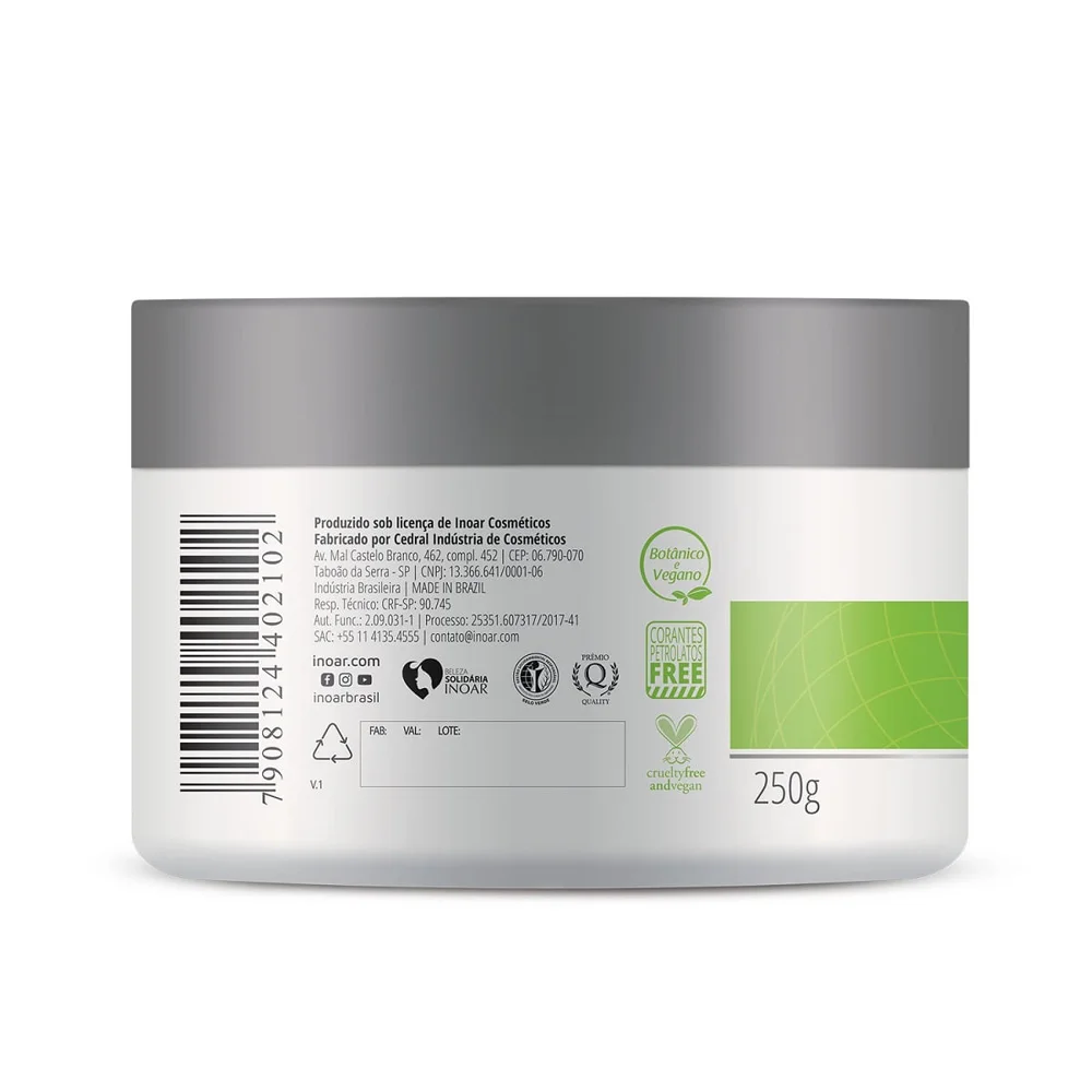 Máscara Capilar Inoar CicatriFios Renovação Absoluta Hidratação 250g