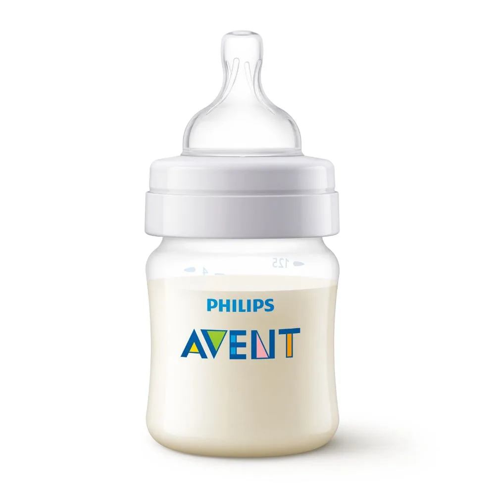 Mamadeira Philips Avent Classic+ +0 meses Anticólicas Fluxo Muito Lento 125ml 1 Unidade