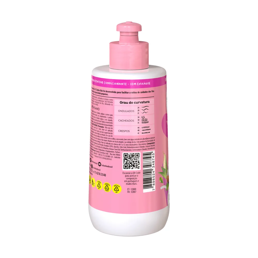 Creme Pentear  Salon Sos Kids 300ml