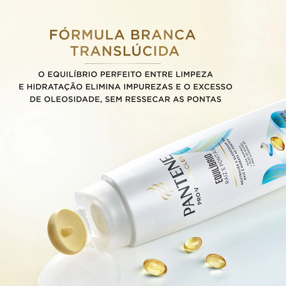 Shampoo Pantene Pro-V Miracles Equilíbrio Raiz & Pontas 300ml