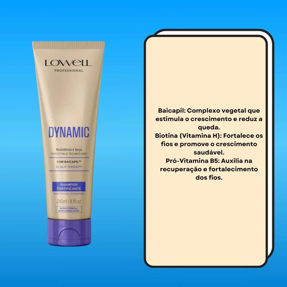 Lowell Dynamic - Shampoo Fortificante 240ml