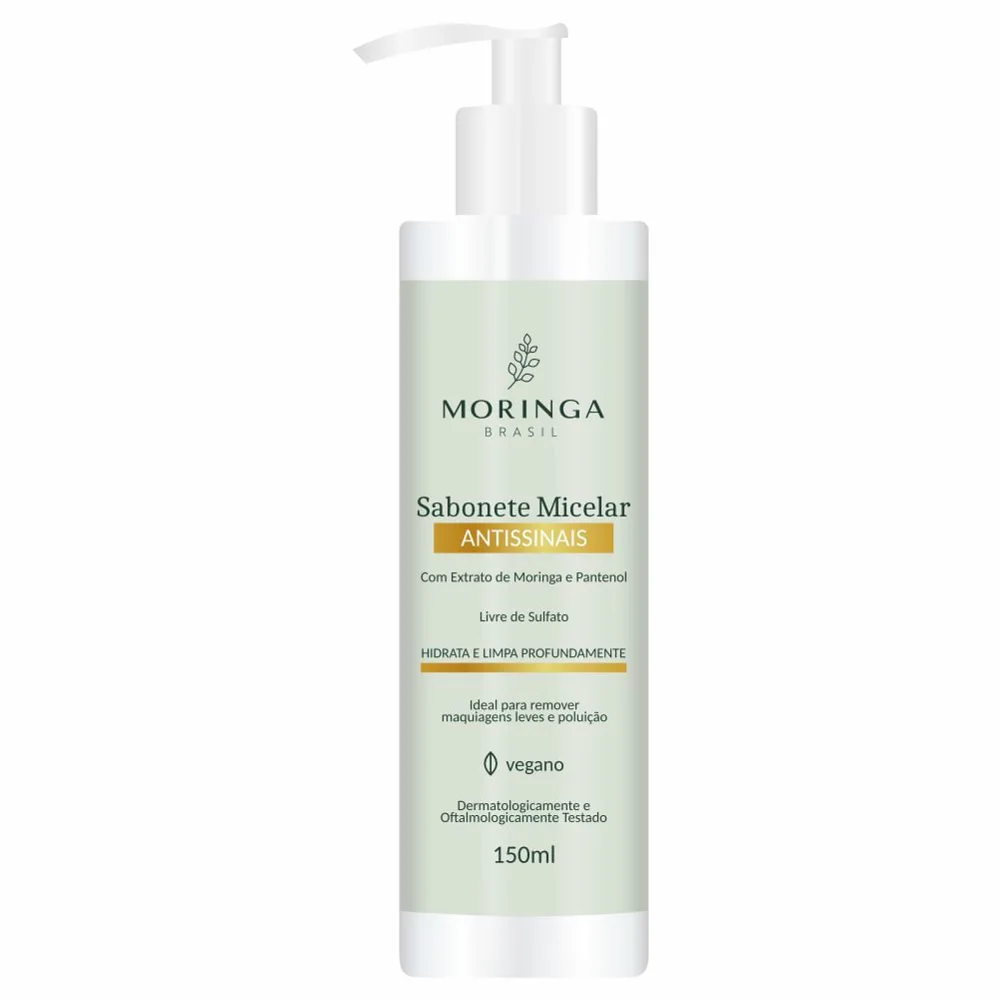 Sabonete Facial Moringa Micelar Antissinais 150ml