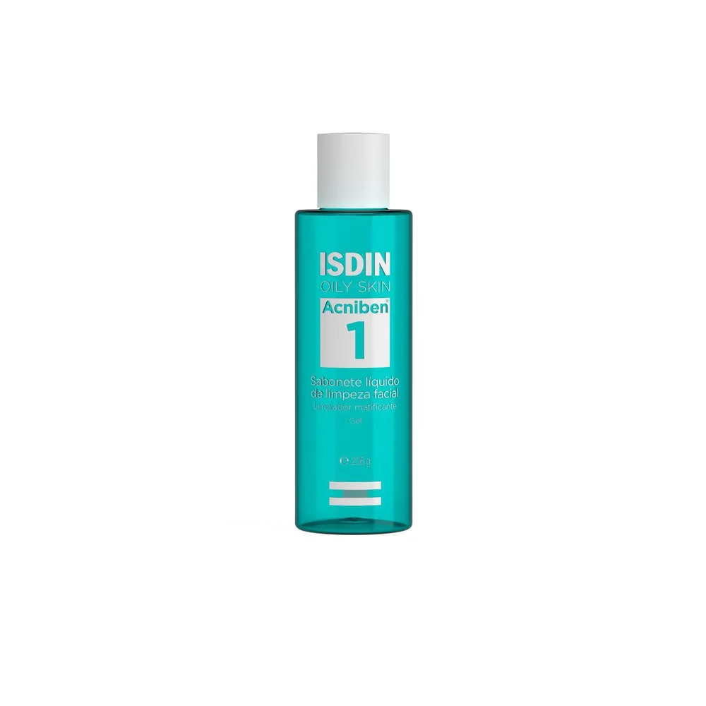 Sabonete Líquido Facial ISDIN Acniben Pele Oleosa e Acneica 208g