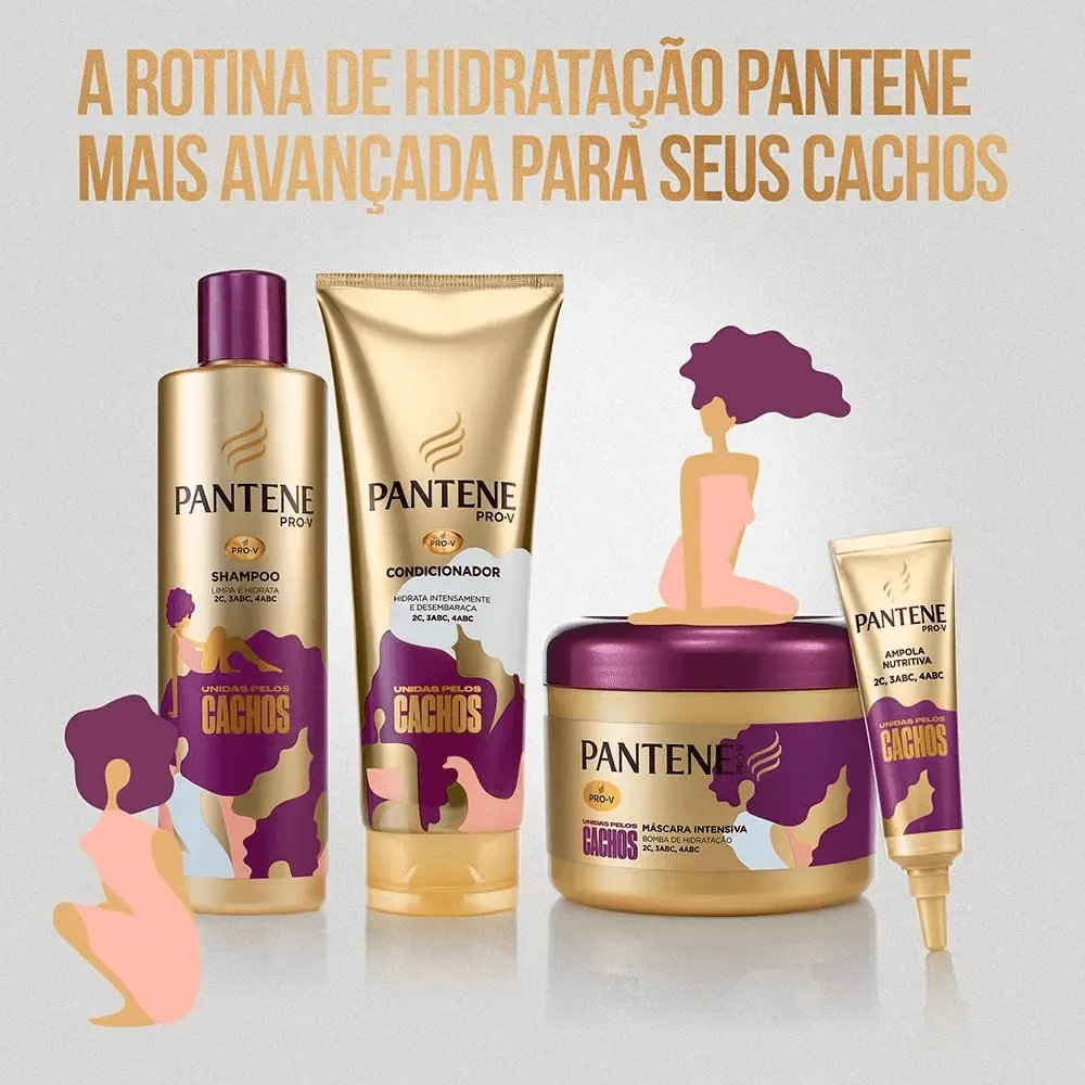 Condicionador Pantene Pro-V Unidas Pelos Cachos170ml