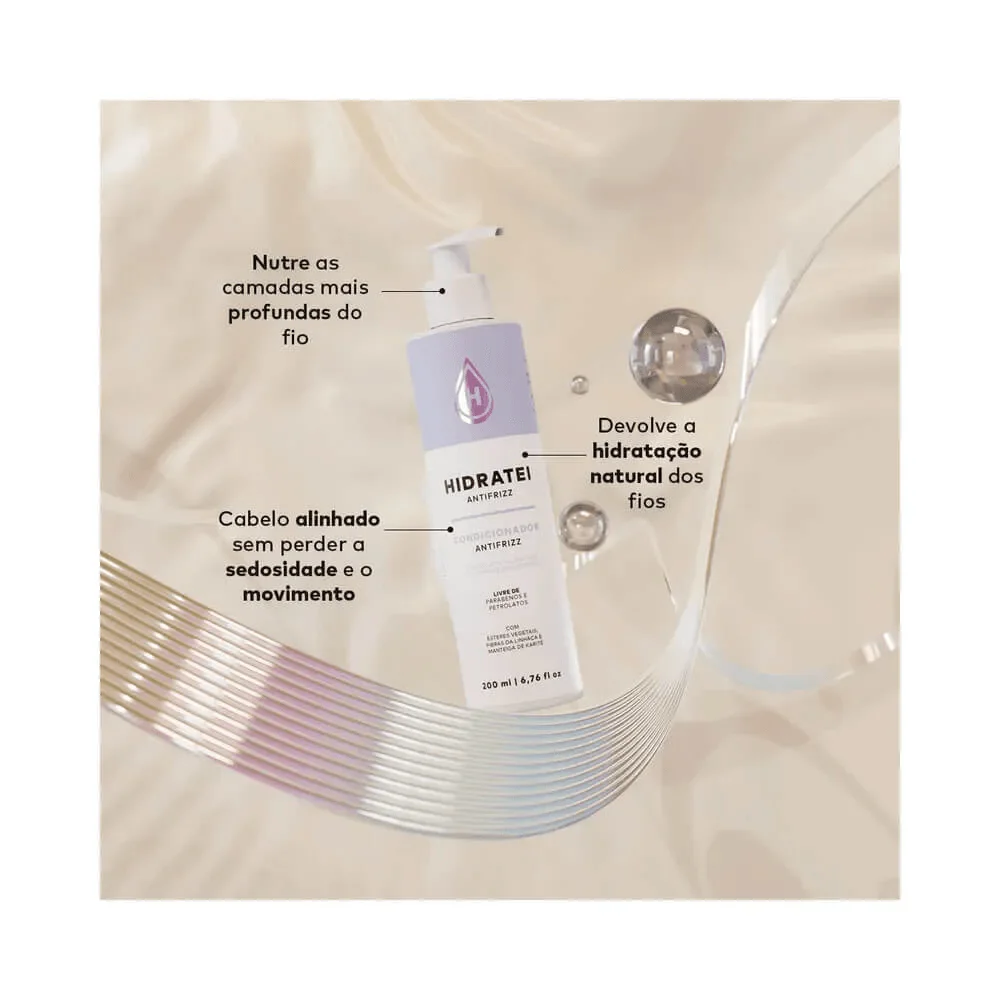 Condicionador Hidratei Anti Frizz 200ml