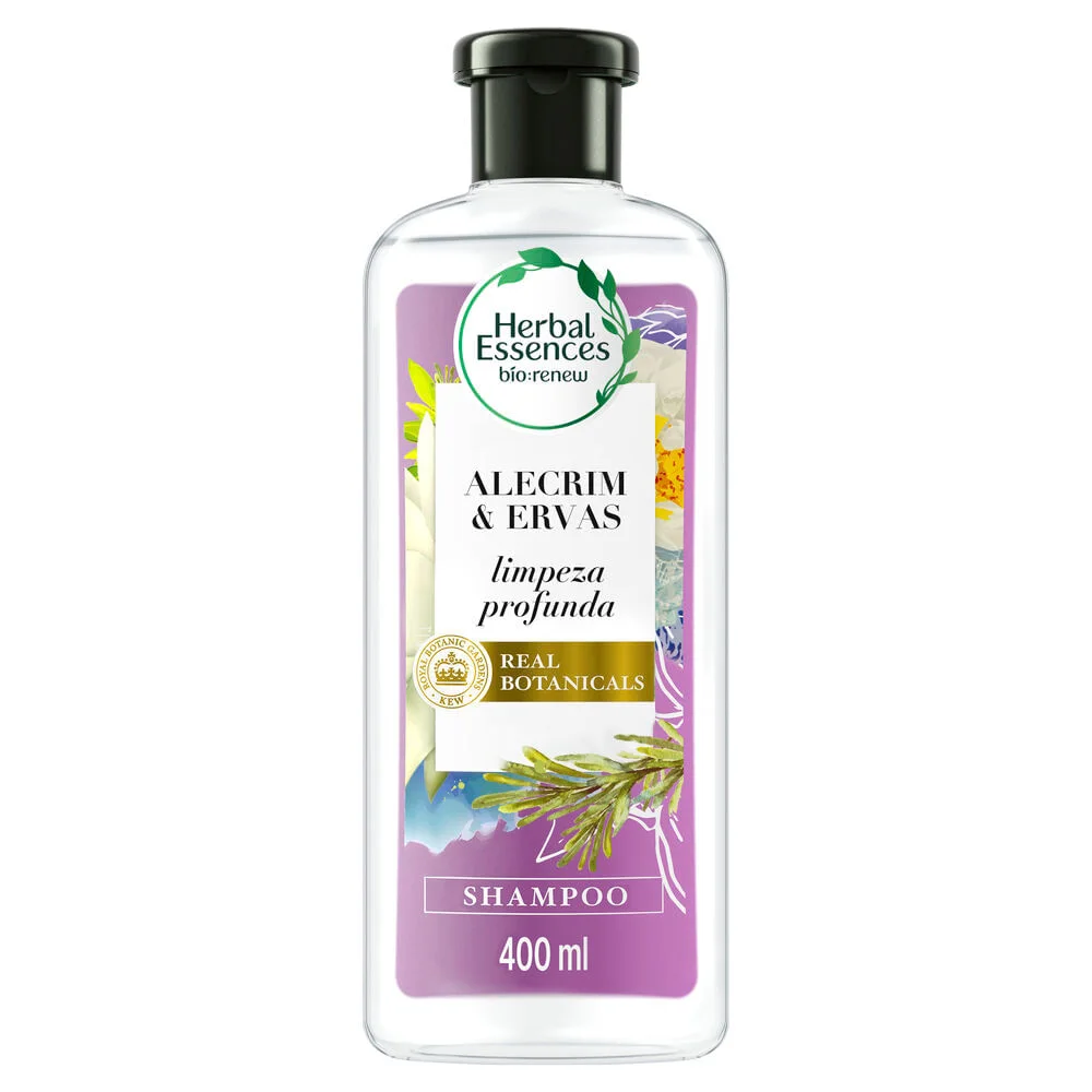 Shampoo Herbal Essences Bio Renew Limpeza Profunda Alecrim e Ervas 400ml