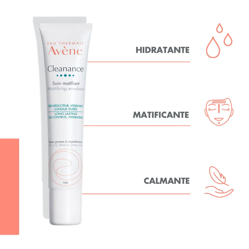 Hidratante Facial Avène Cleanance Matificante 40ml