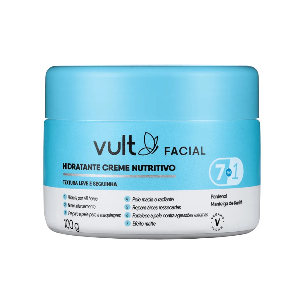 Hidratante Facial Vult Nutritivo 7 em 1 100g
