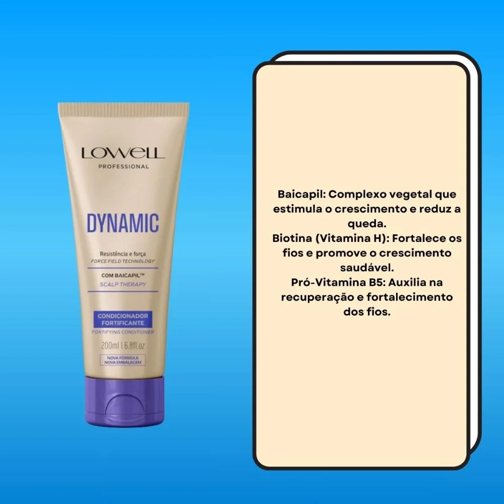 Lowell Dynamic - Condicionador Fortificante 200ml