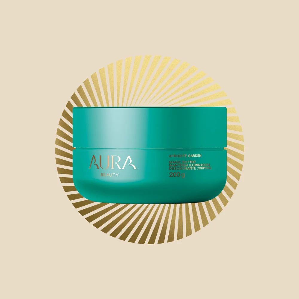 Aura Beauty Afrodite Garden - Manteiga Iluminadora 200g