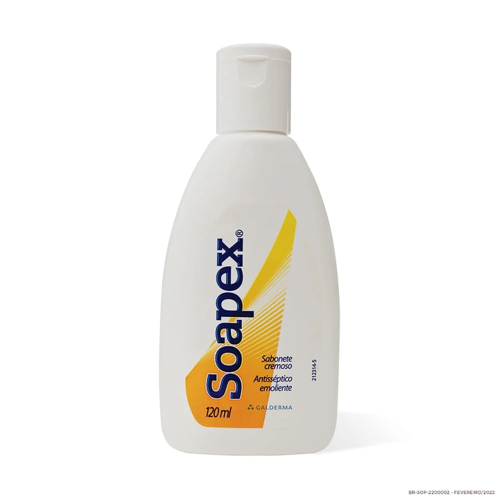 Sabonete Líquido Soapex Cremoso Antisséptico 120ml