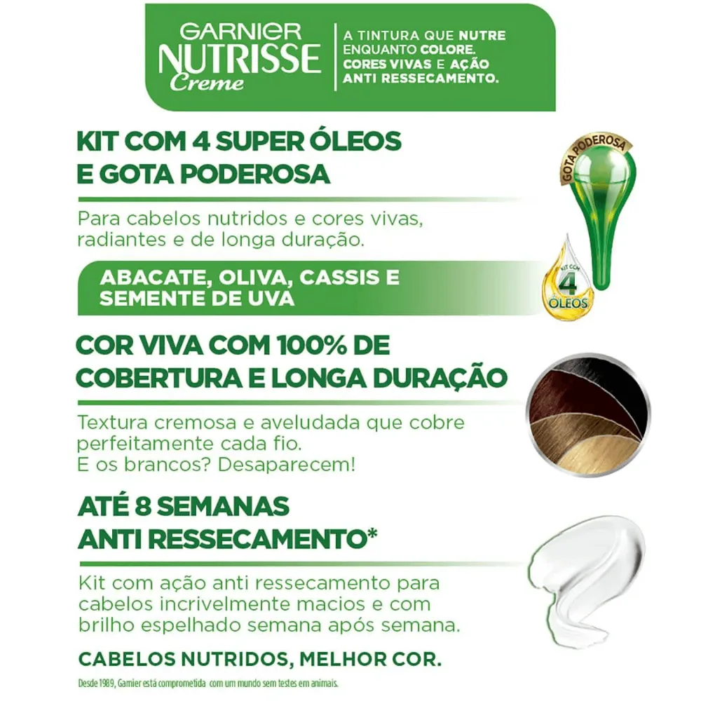 Coloração Nutrisse creme 10 Onix
