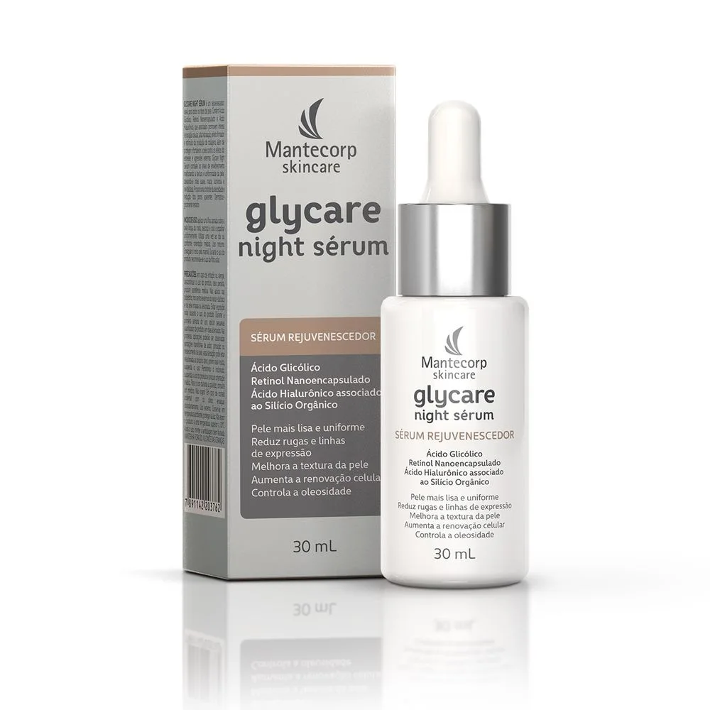 Sérum Rejuvenescedor Mantecorp Glycare Night 30ml