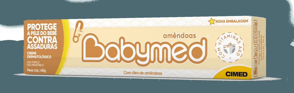 Pomada para Assadura Babymed Óleo de Amêndoas 40g