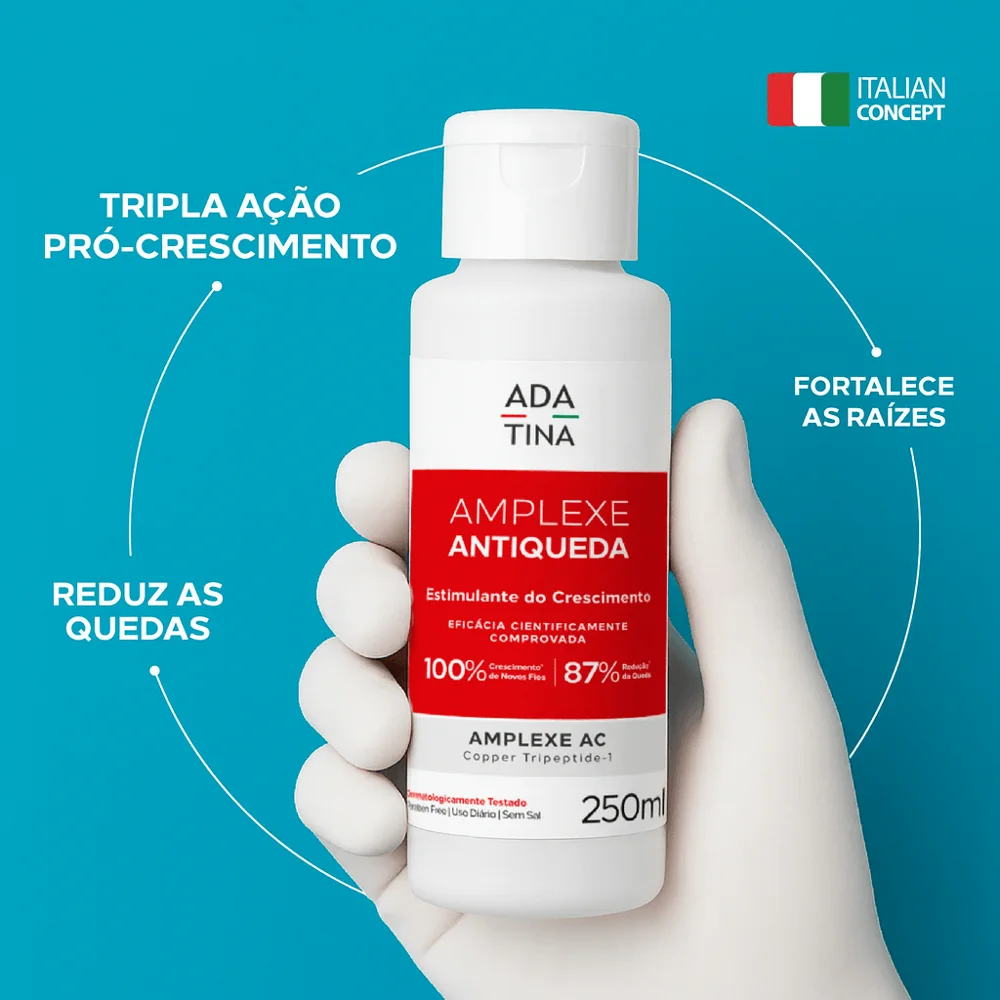 Shampoo Amplexe Antiqueda Pró-Crescimento Ada Tina 250ml