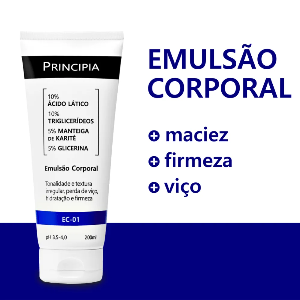 Emulsão Principia EC-01 Ácido Lático 10% 200ml