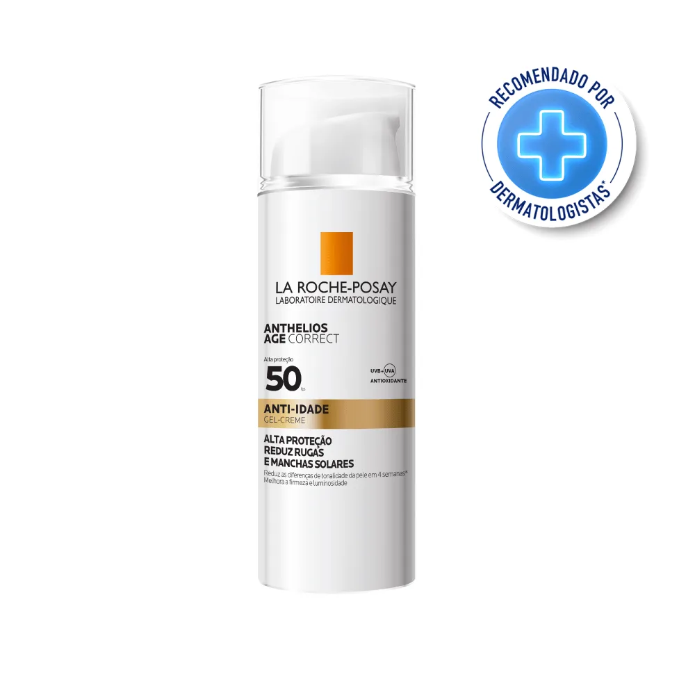 Protetor Solar Facial La Roche-Posay Anthelios Age Correct Anti-idade FPS50 Gel Creme 50g