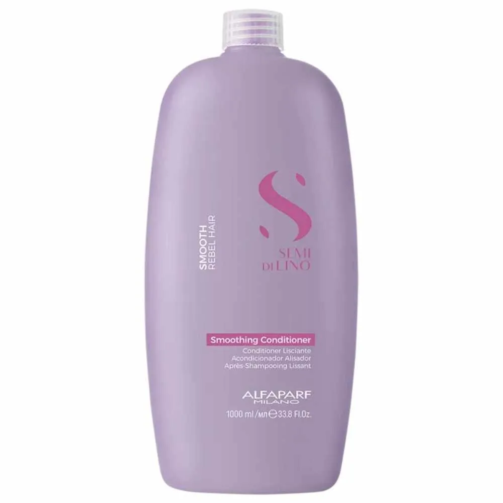 Alfaparf Semi Di Lino Smoothing Rebel Hair - Condicionador 1000ml
