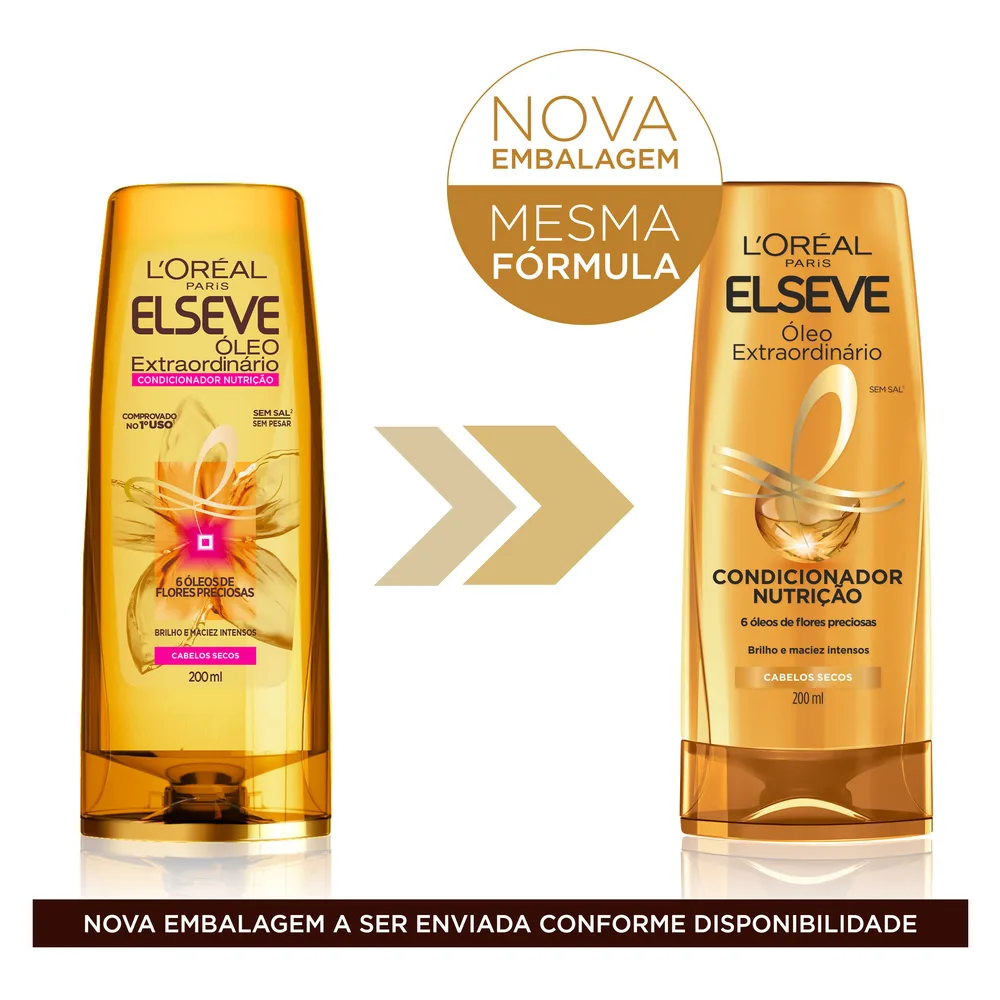 Condicionador Elseve Óleo Extraordinário Nutrição 200ml