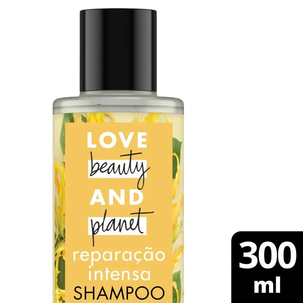 Shampoo Love Beauty & Planet Reparação Intensa Vegano 300ml