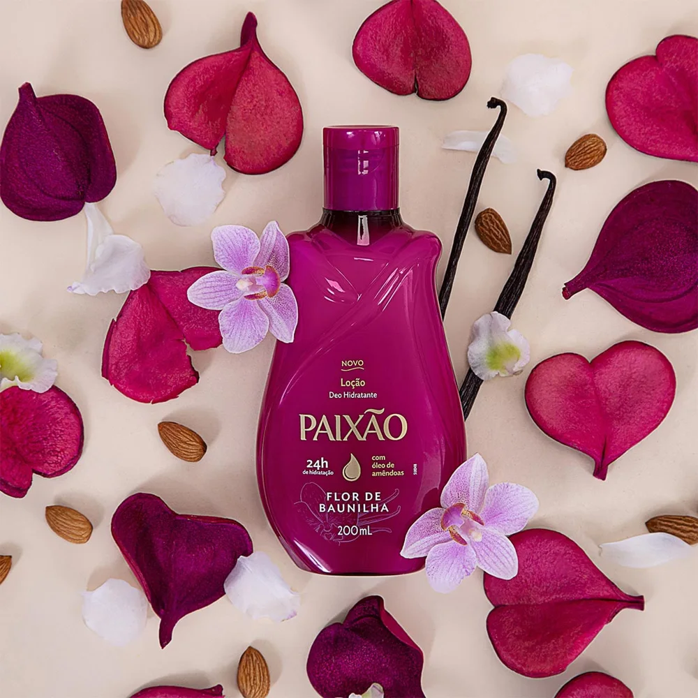 Loção Hidratante Paixão Flor de Baunilha 200ml