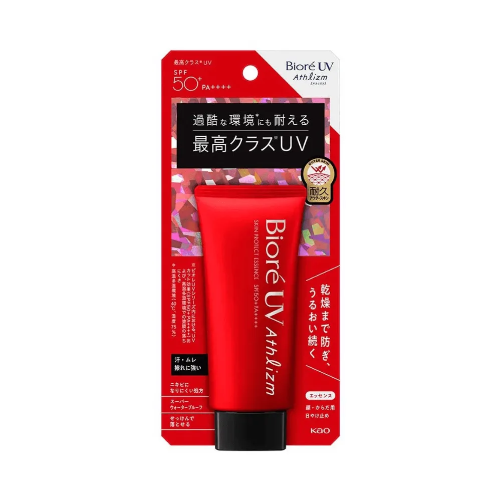 Protetor Solar Facial Bioré UV Athlizm Essence FPS50+ Resistente à Água 70g