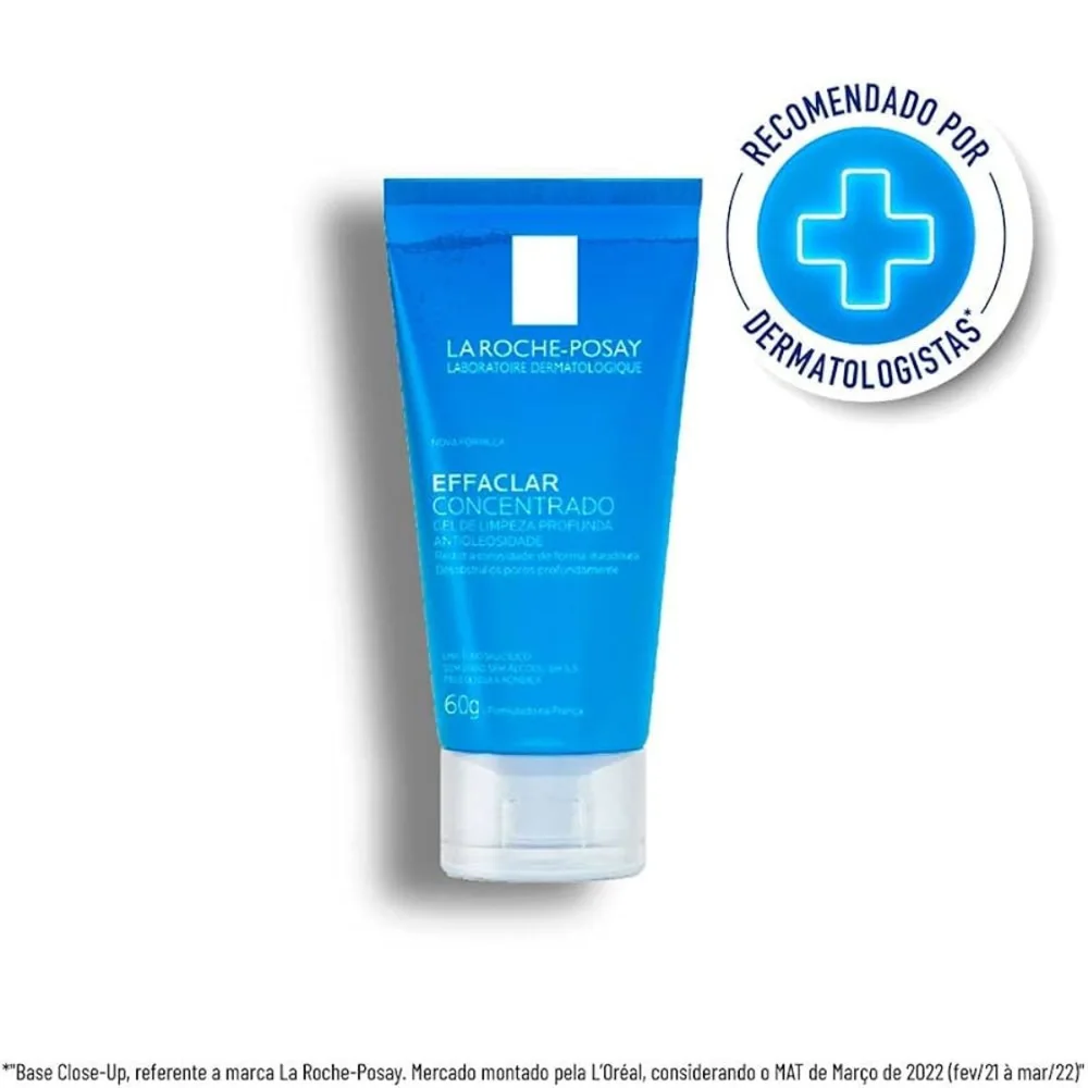 Gel de Limpeza Facial La Roche-Posay Effaclar Concentrado 60g