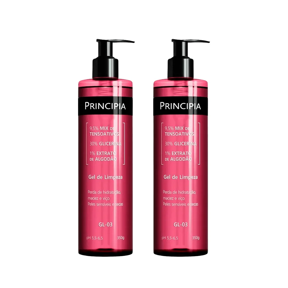 Kit Principia Gel De Limpeza Gl-03 350ml 2 Unidades