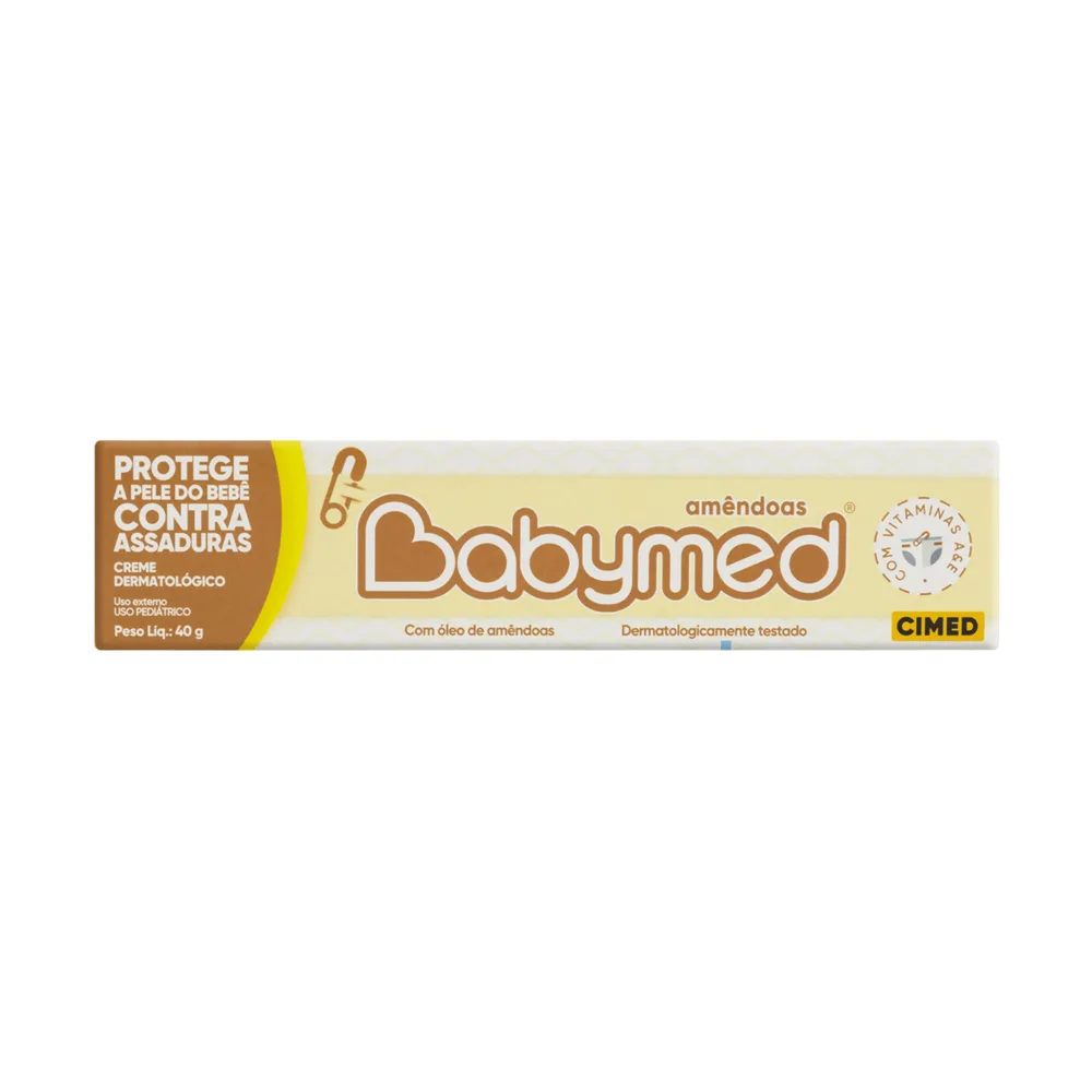 Pomada para Assadura Babymed Óleo de Amêndoas 40g