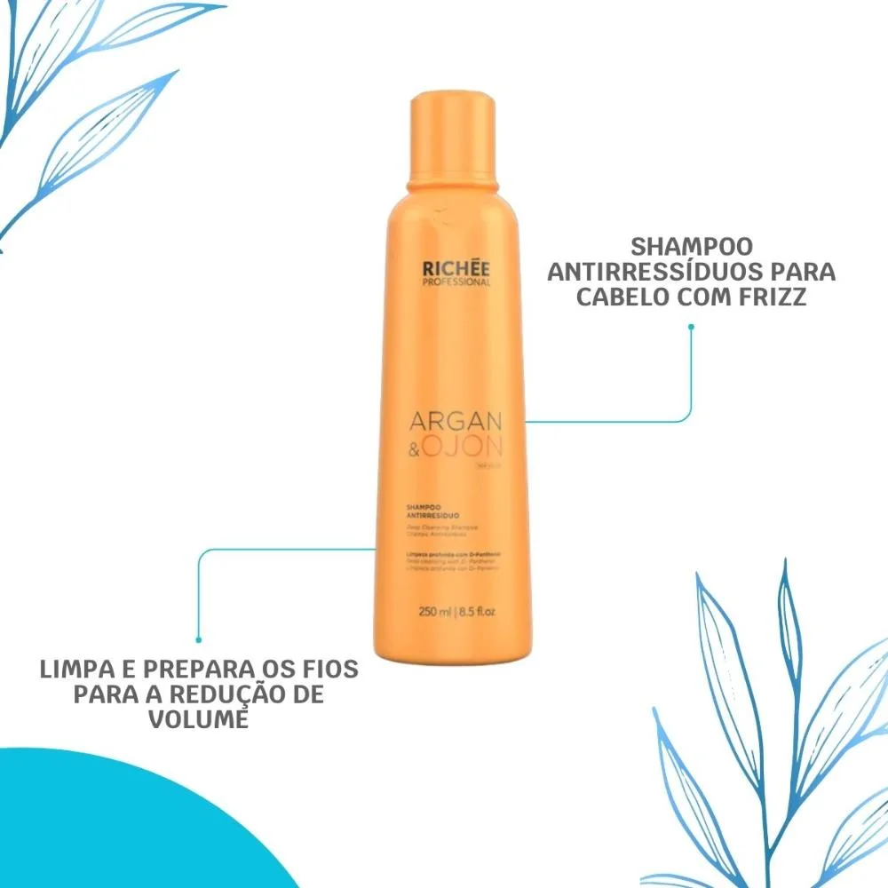 Richée Professional Argan e Ojon Antirresíduo - Shampoo 250ml