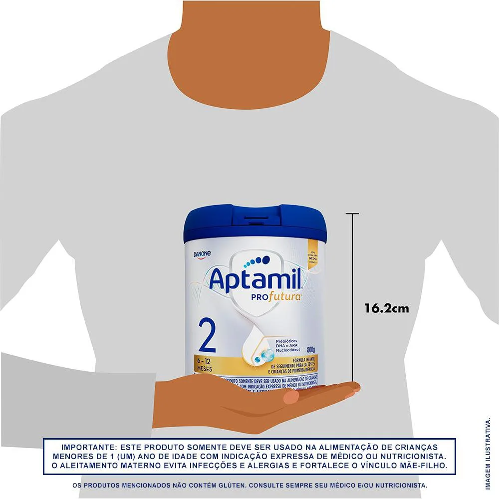 Aptamil Profutura 2 Fórmula Infantil 6 a 12 Meses 800g