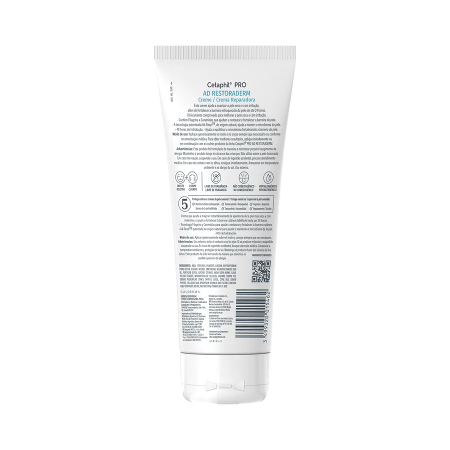 Creme Corporal Cetaphil Pro AD Restoraderm Hidratante 227g