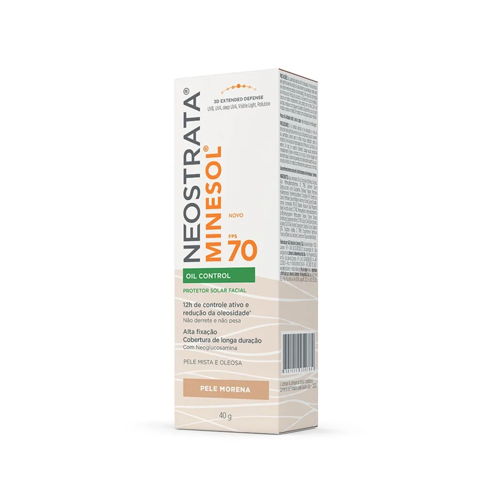 Protetor Solar Facial NeoStrata Minesol Oil Control FPS70 Cor Médio Claro 40g
