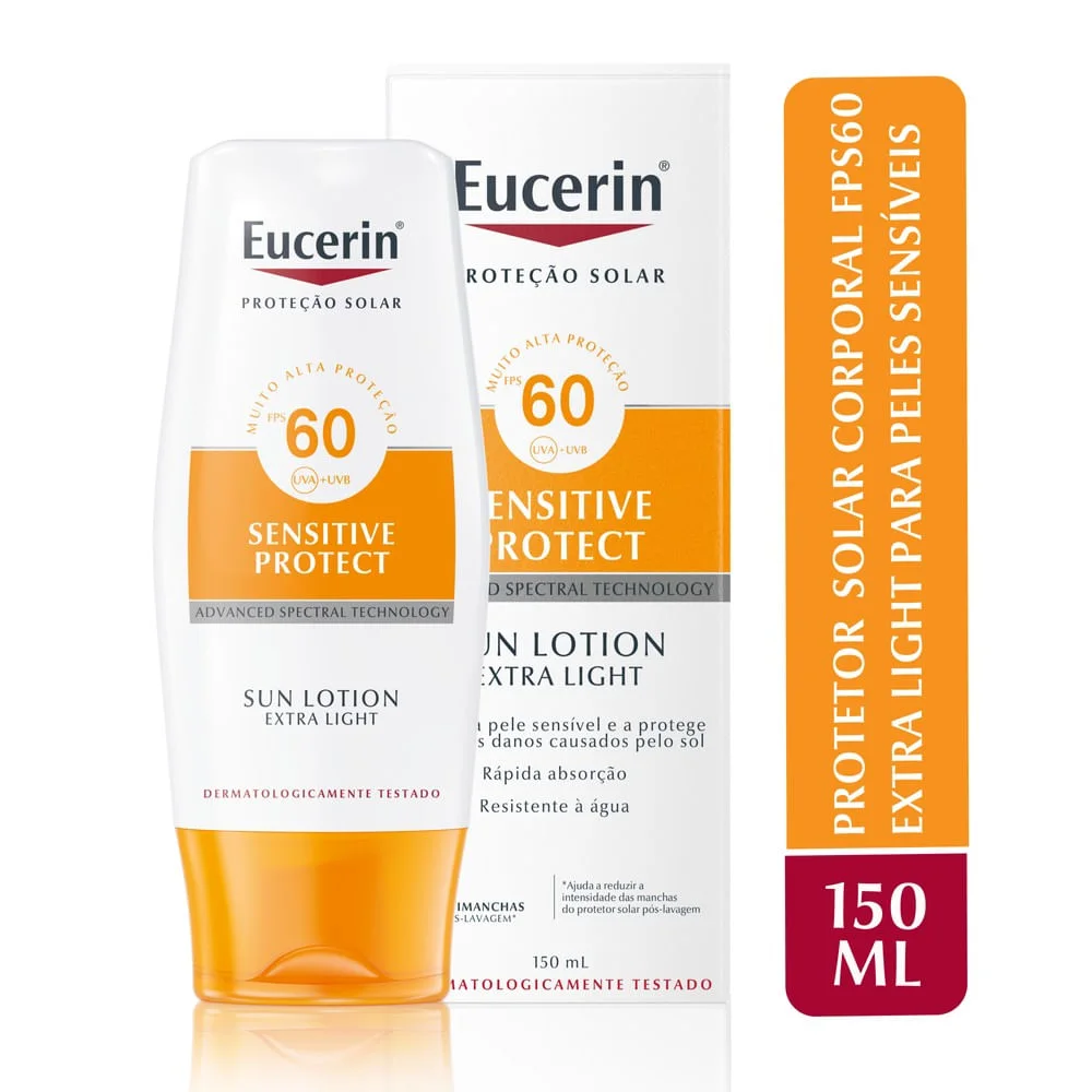 Eucerin Sun Creme Gel Corporal Extra Ligth FPS 60 150ML